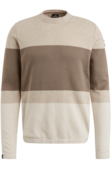 Vanguard beige heren trui | Vooraanzicht