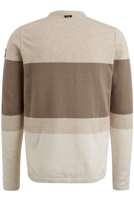 Vanguard beige heren trui | Achteraanzicht