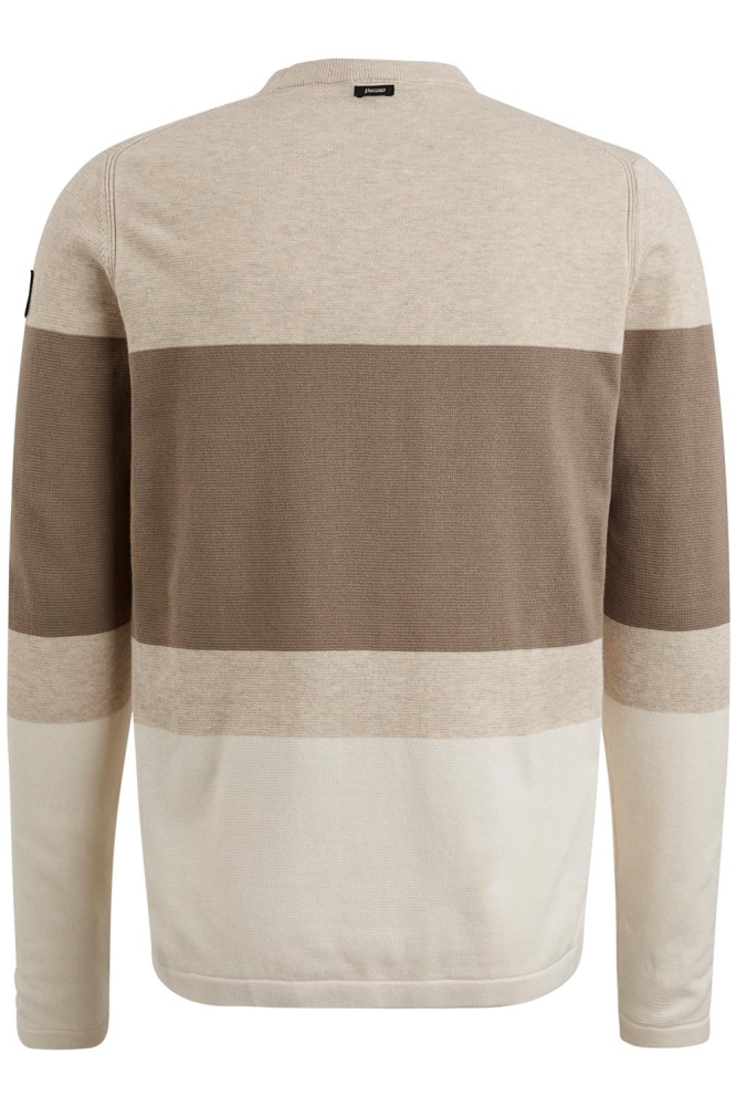 Vanguard beige heren trui | Achteraanzicht