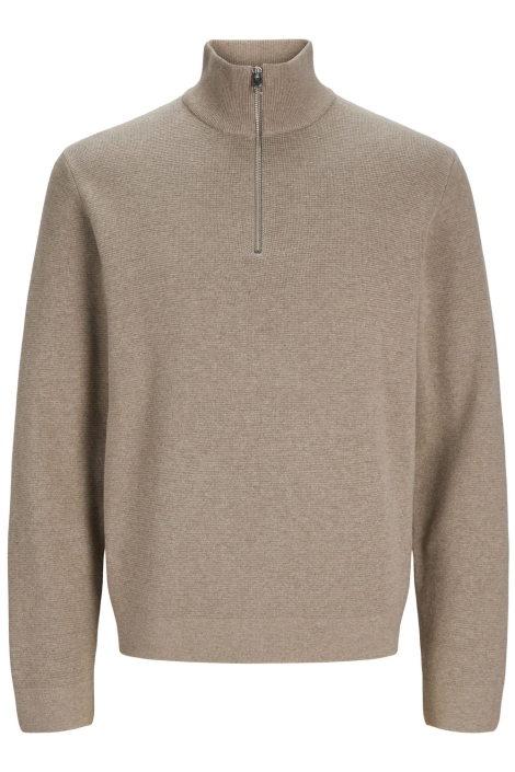 Jack & Jones camel heren trui | Vooraanzicht