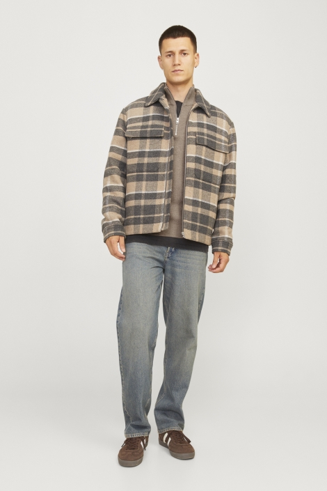 Jack & Jones camel heren trui | Model