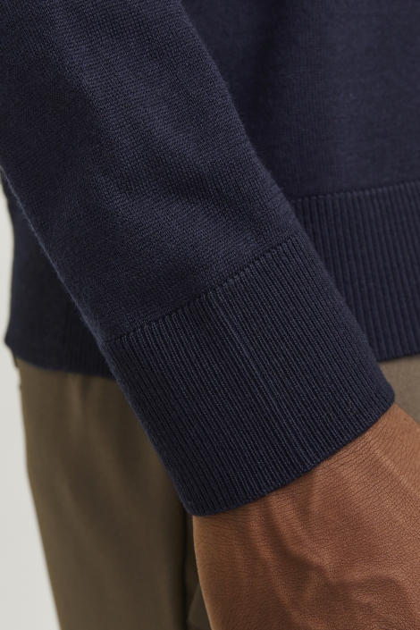 Jack & Jones blauwe heren trui | Close up