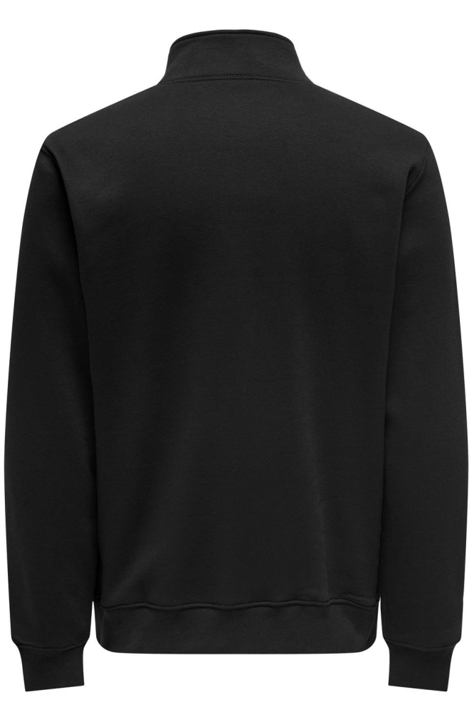 Only & Sons zwarte heren sweater | Achteraanzicht