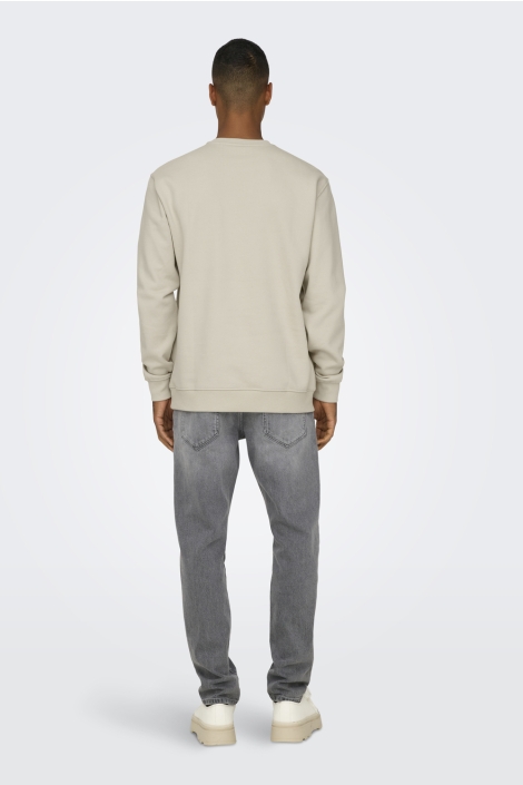 Only & Sons beige heren sweater | Model