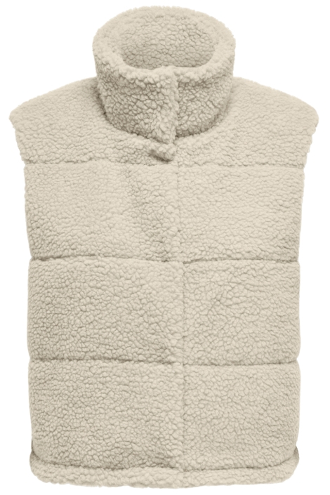 Only beige dames gilet | Vooraanzicht
