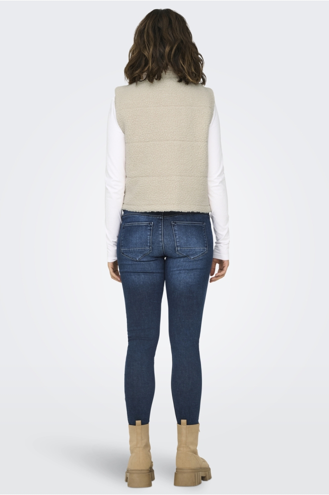 Only beige dames gilet | Model