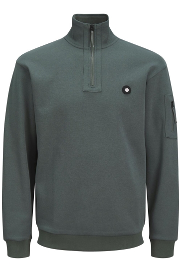 Jack & Jones JCODONALD HALF ZIP SWEAT SMU 12271425 URBAN CHIC