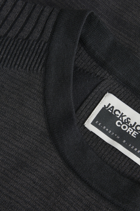 Jack & Jones zwarte heren trui | Close up