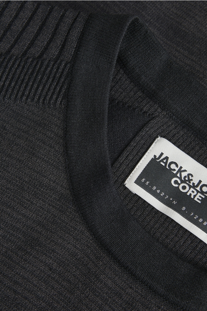 Jack & Jones zwarte heren trui | Close up