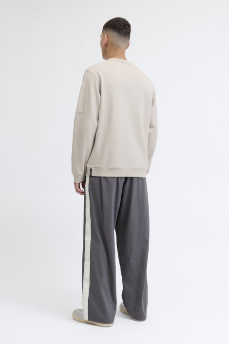 Jack & Jones ecru heren sweater | Model