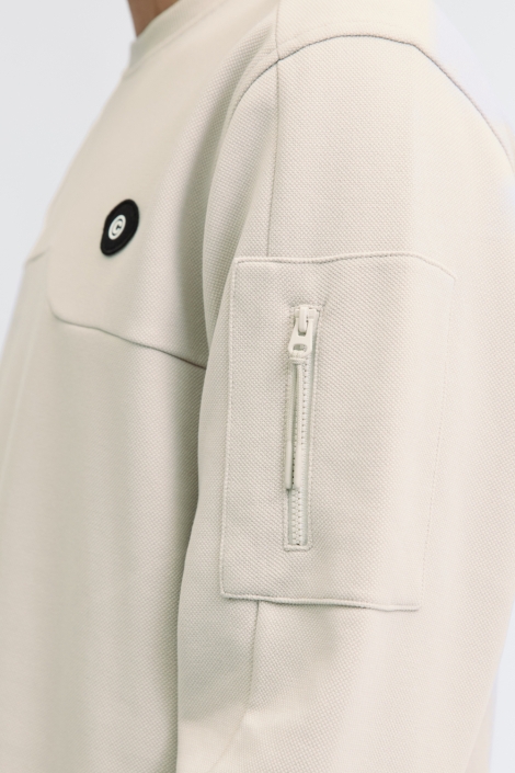 Jack & Jones ecru heren sweater | Unique Selling Point