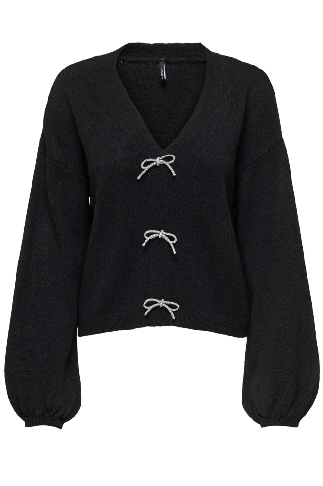 Only zwarte dames trui | Vooraanzicht