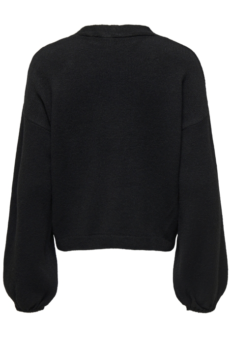 Only zwarte dames trui | Achteraanzicht