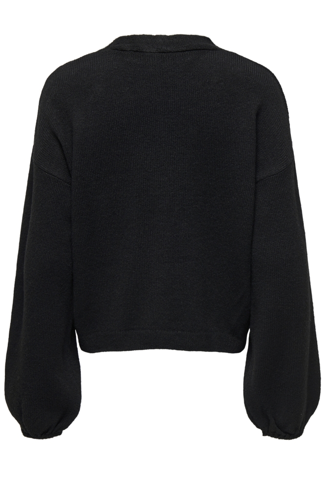 Only zwarte dames trui | Achteraanzicht