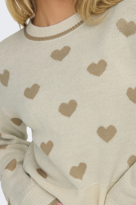 Jacqueline de Yong beige dames trui | Unique Selling Point