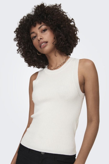 Jacqueline de Yong JDYAYA TANK TOP KNT NOOS 15287501 CLOUD DANCER