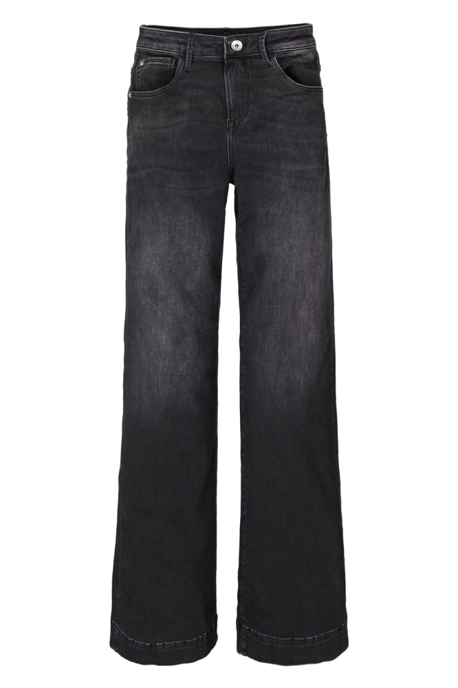 Garcia zwarte dames jeans | Vooraanzicht