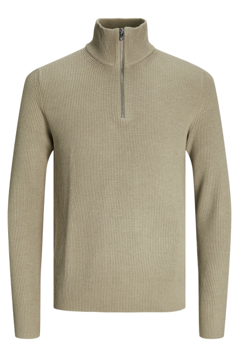 Jack & Jones beige heren trui | Vooraanzicht