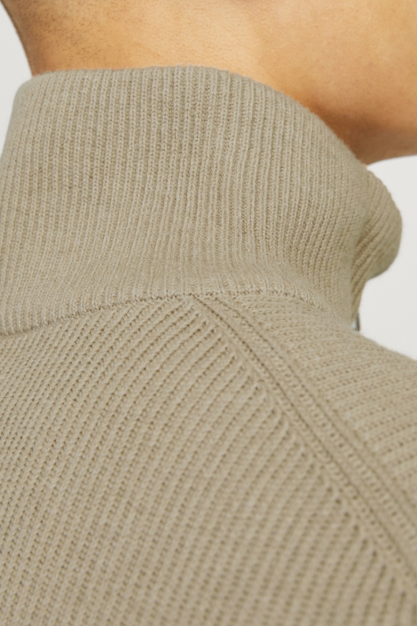 Jack & Jones beige heren trui | Close up