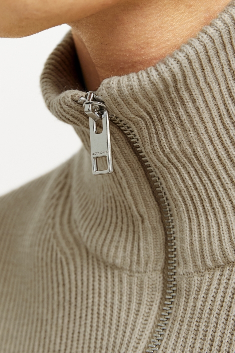 Jack & Jones beige heren trui | Close up