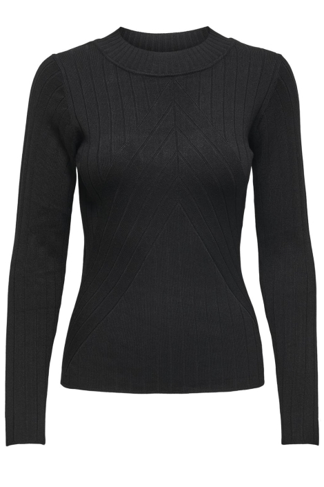 Jacqueline de Yong zwarte dames trui | Vooraanzicht