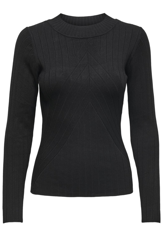 Jacqueline de Yong zwarte dames trui | Vooraanzicht