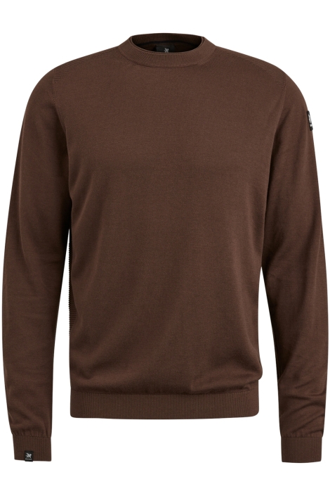 Vanguard bruine heren trui | Vooraanzicht