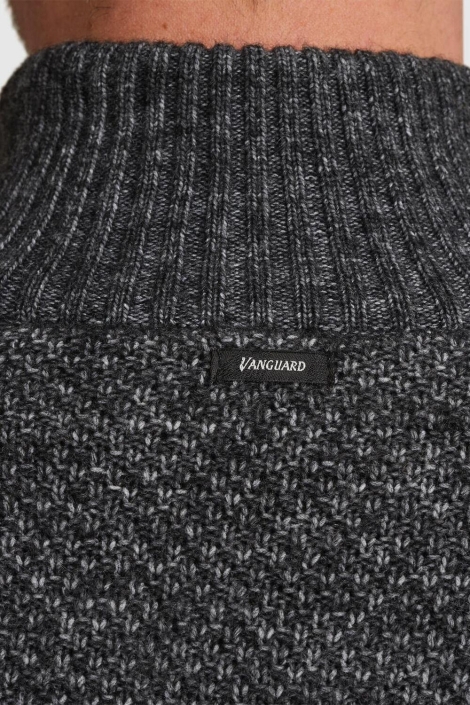 Vanguard grijze heren trui | Kleurstaal