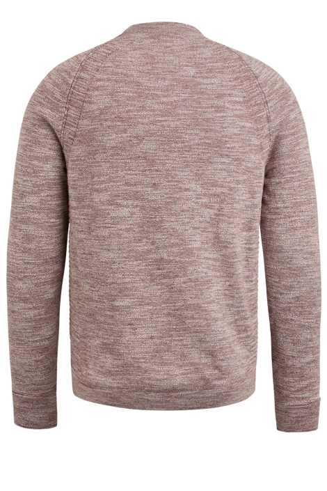 Cast Iron bruine heren trui | Achteraanzicht