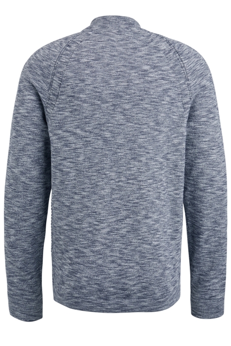 Cast Iron blauwe heren trui | Achteraanzicht