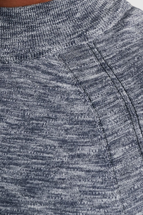 Cast Iron blauwe heren trui | Close up