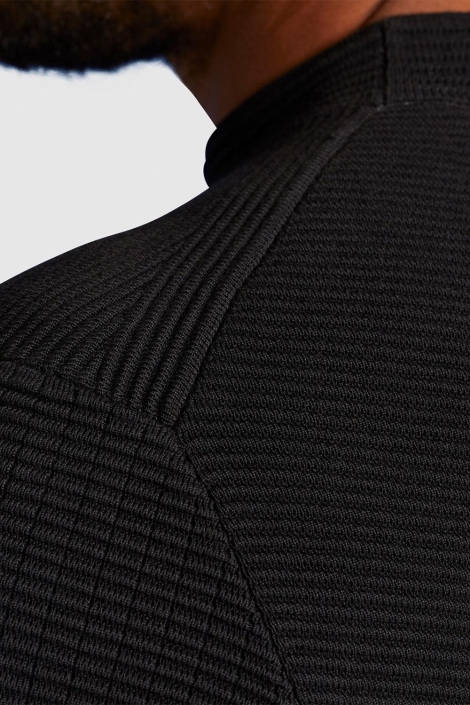 Cast Iron zwarte heren trui | Close up