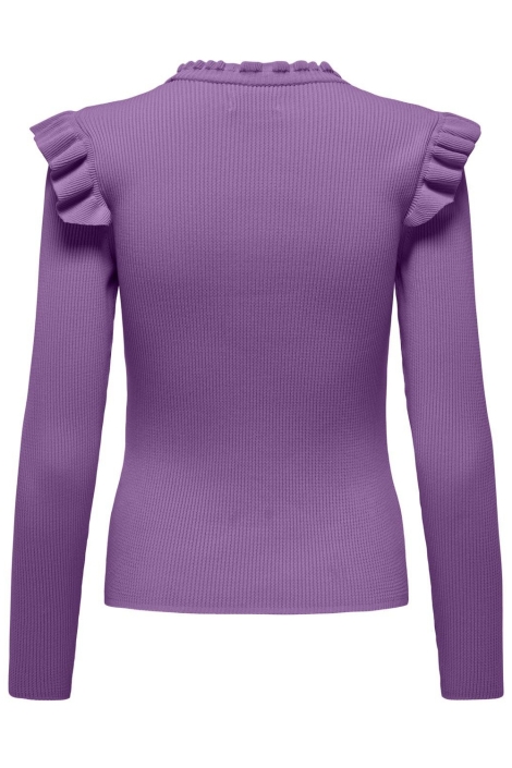 Only paarse dames trui | Achteraanzicht