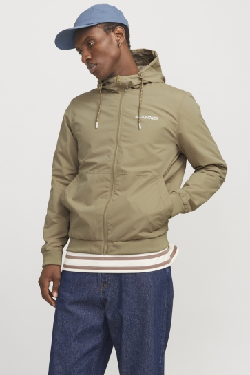 Jack & Jones jjerush hood bomber noos Taupe