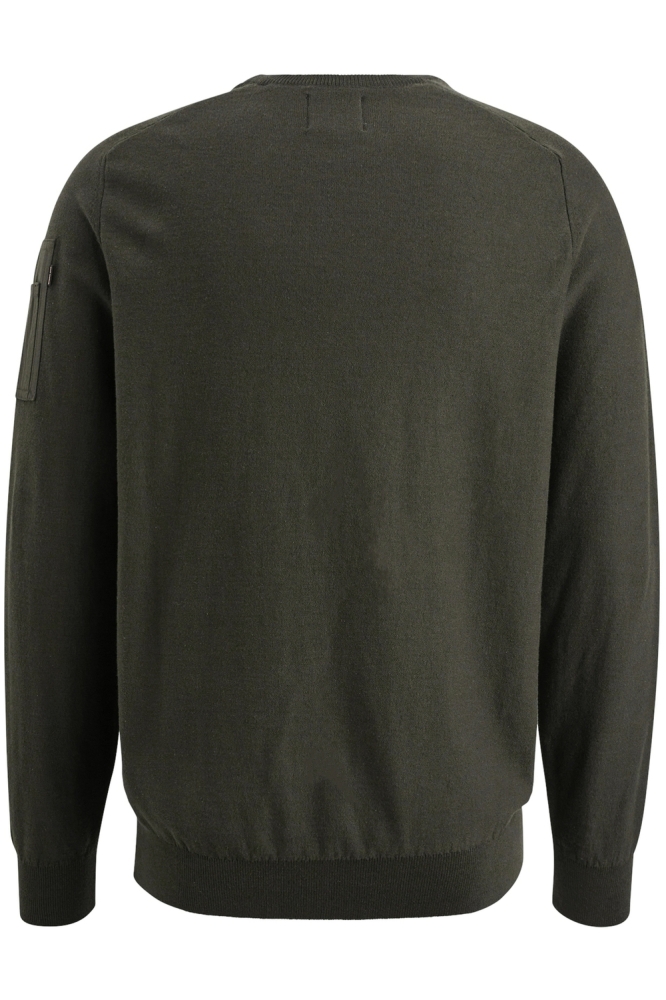 PME legend groene heren trui | Achteraanzicht