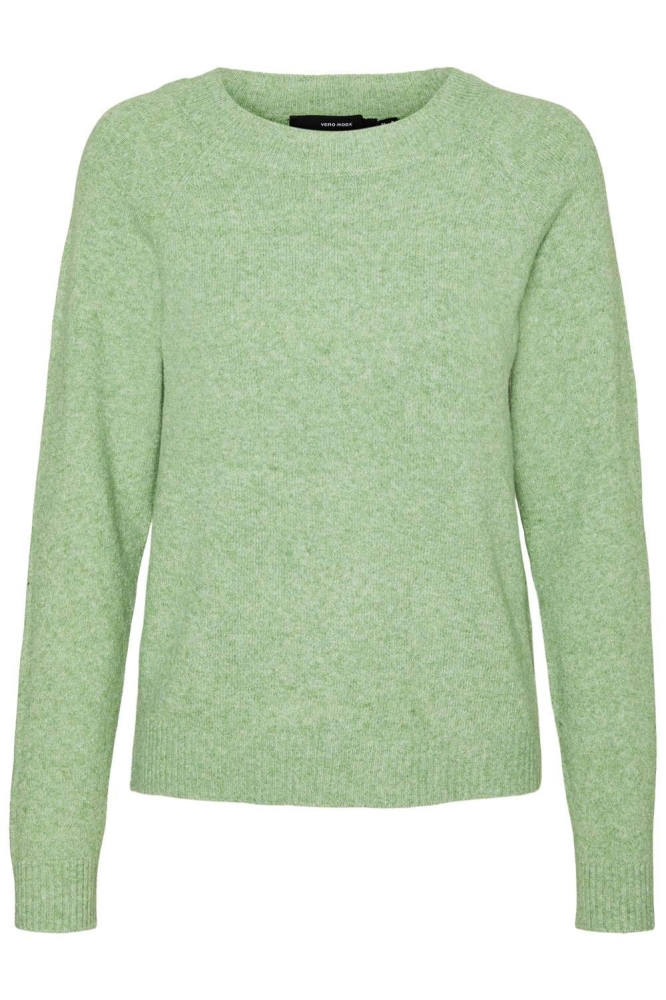Vero Moda groene dames trui | Vooraanzicht