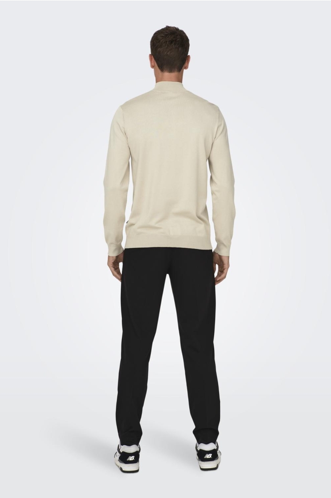 Only & Sons beige heren trui | Model