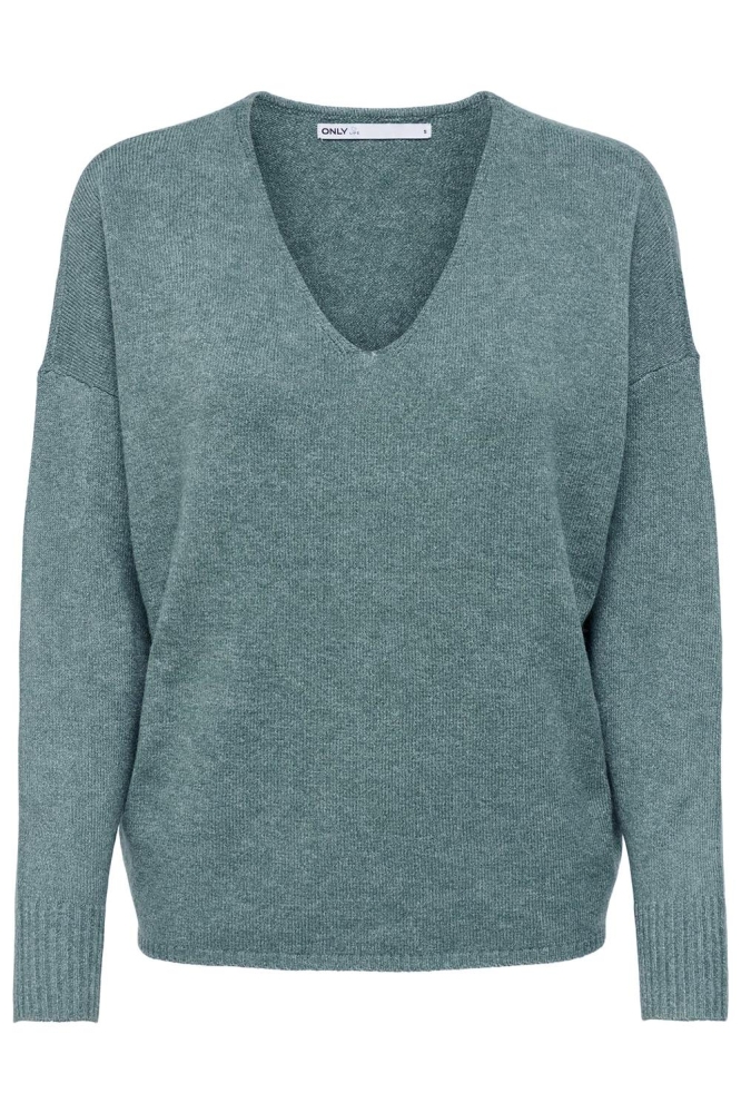 Only blauwe dames trui | Vooraanzicht