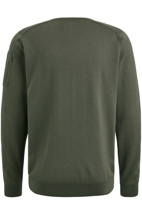 PME legend groene heren trui | Achteraanzicht