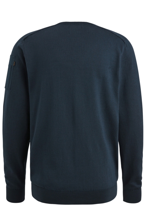 PME legend blauwe heren trui | Achteraanzicht