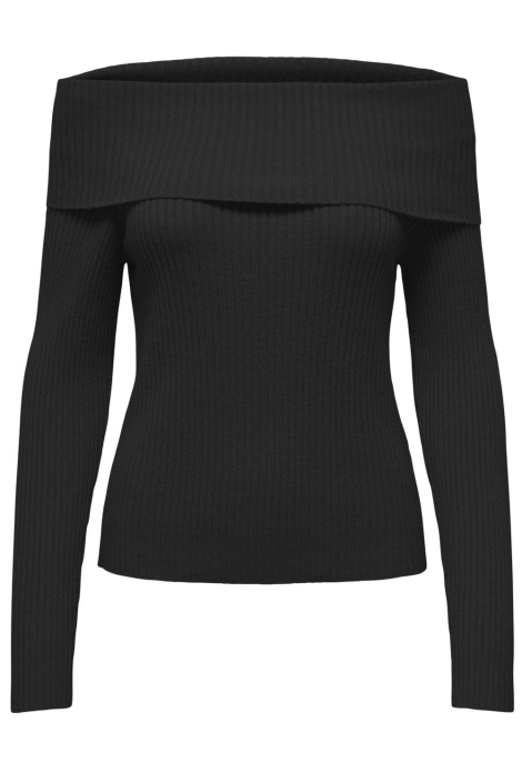 Only zwarte dames trui | Vooraanzicht