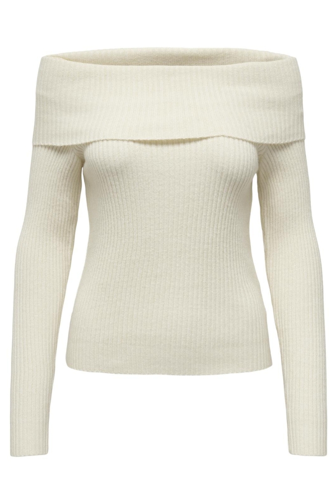 Only beige dames trui | Vooraanzicht