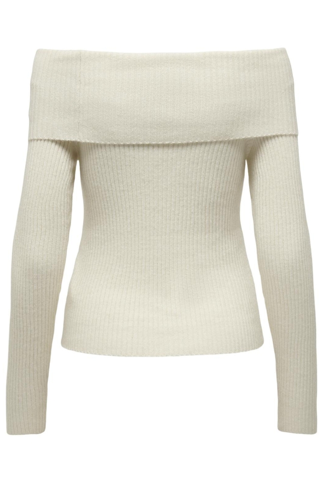 Only beige dames trui | Achteraanzicht