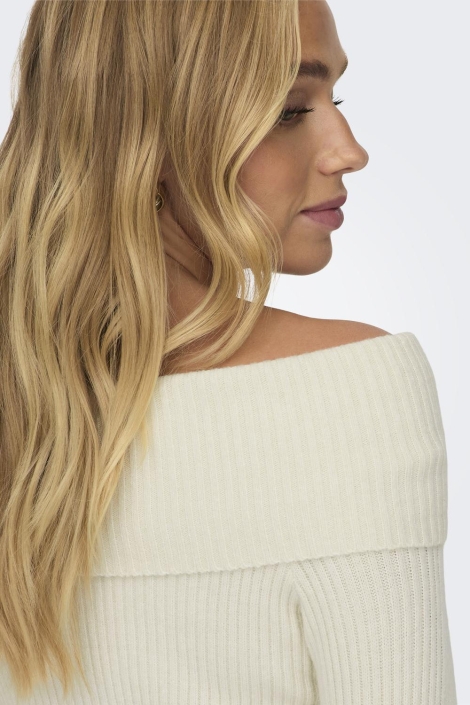 Only beige dames trui | Close up
