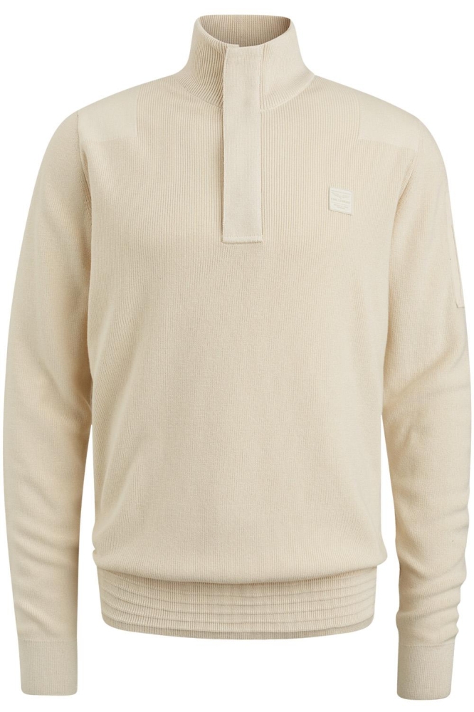 PME legend beige heren trui | Vooraanzicht