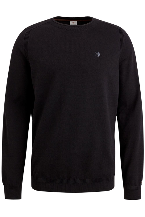 Cast Iron zwarte heren trui | Vooraanzicht