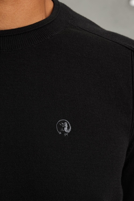 Cast Iron zwarte heren trui | Sfeerbeeld, In situatie