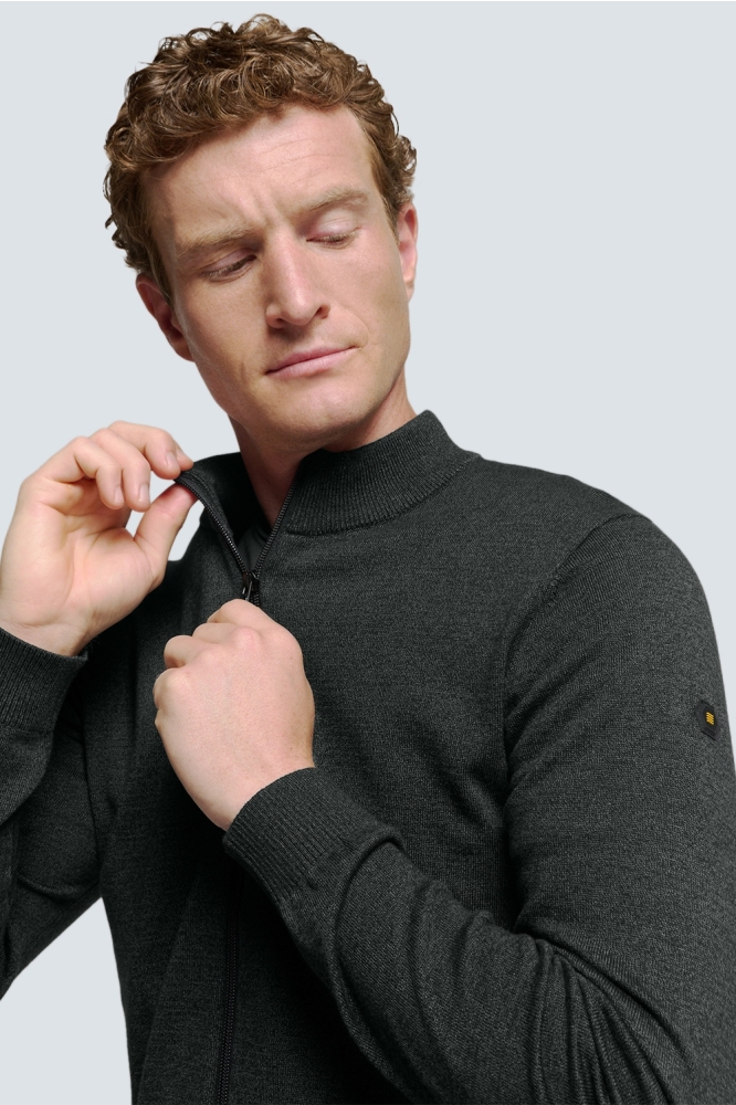 NO-EXCESS grijze heren vest | Close up