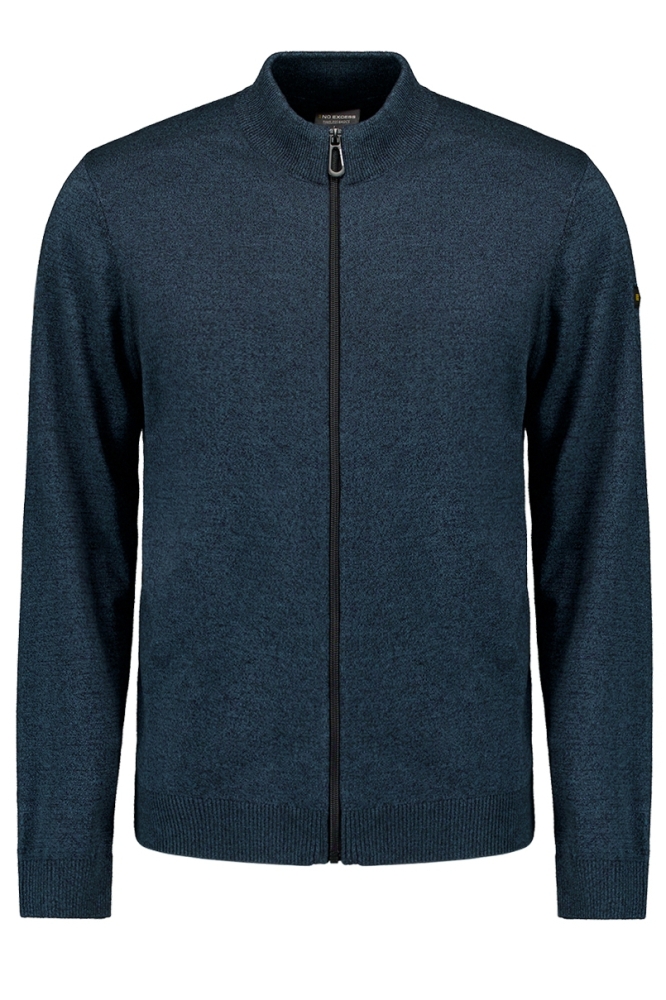 NO-EXCESS blauwe heren vest | Vooraanzicht