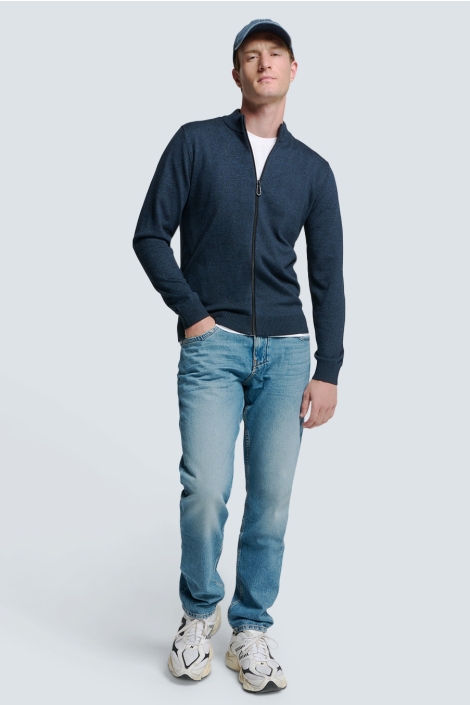 NO-EXCESS blauwe heren vest | Model